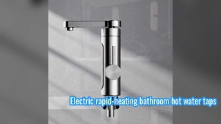 Robinets chauffe-eau électrique pour salle de bain Robinets pour salle de bain à chauffage instantané Eau chaude pour salle de bain à chauffage instantané