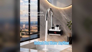 Matériau ABS, robinet de chauffe-eau électrique Robinet à chauffage instantané Robinet d'eau chaude à chauffage instantané