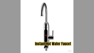 Robinet électrique à eau chaude instantanée pour cuisine et salle de bain