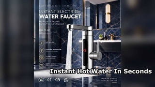 Robinet d'Eau Chaude Instantanée Affichage Numérique LED 3300W