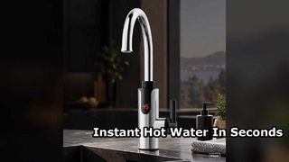 Robinet d'eau chaude instantanée, robinet de cuisine à chauffage rapide
