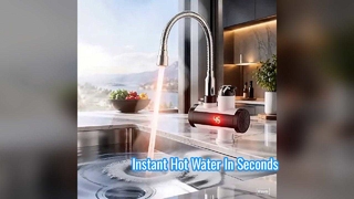 Robinet d'eau chaude instantanée avec affichage de la température LEDTaps pour chauffe-eau électriques sans réservoir