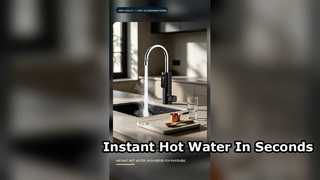 3s chauffage rapide robinet d'eau chaude et froide électrique avec écran numérique LED robinet chaud et froid