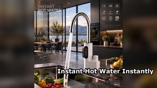 Robinet d'eau chaude instantanée pour votre cuisine, robinets de cuisine et de salle de bain, robinets électriques à chaleur instantanée