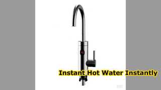 Mise à niveau de la cuisine avec affichage LED du robinet d'eau chaude instantanée
