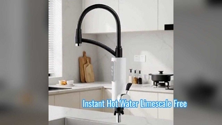Solution de cuisine instantanée sans calcaire pour robinet d'eau chaude