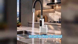 Robinet électrique – puisqu’il s’agit d’une vanne d’eau chaude électrique, un robinet d’eau chaude électrique sans réservoir