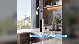 Matériau ABS, robinet de chauffe-eau électrique Robinet de chauffage instantané/robinet d'eau chaude instantanée